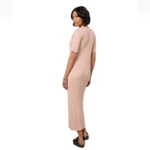 JOHNNY WAS Jade Astrid Knit Midi Dress In Cream Size Small NWT $248